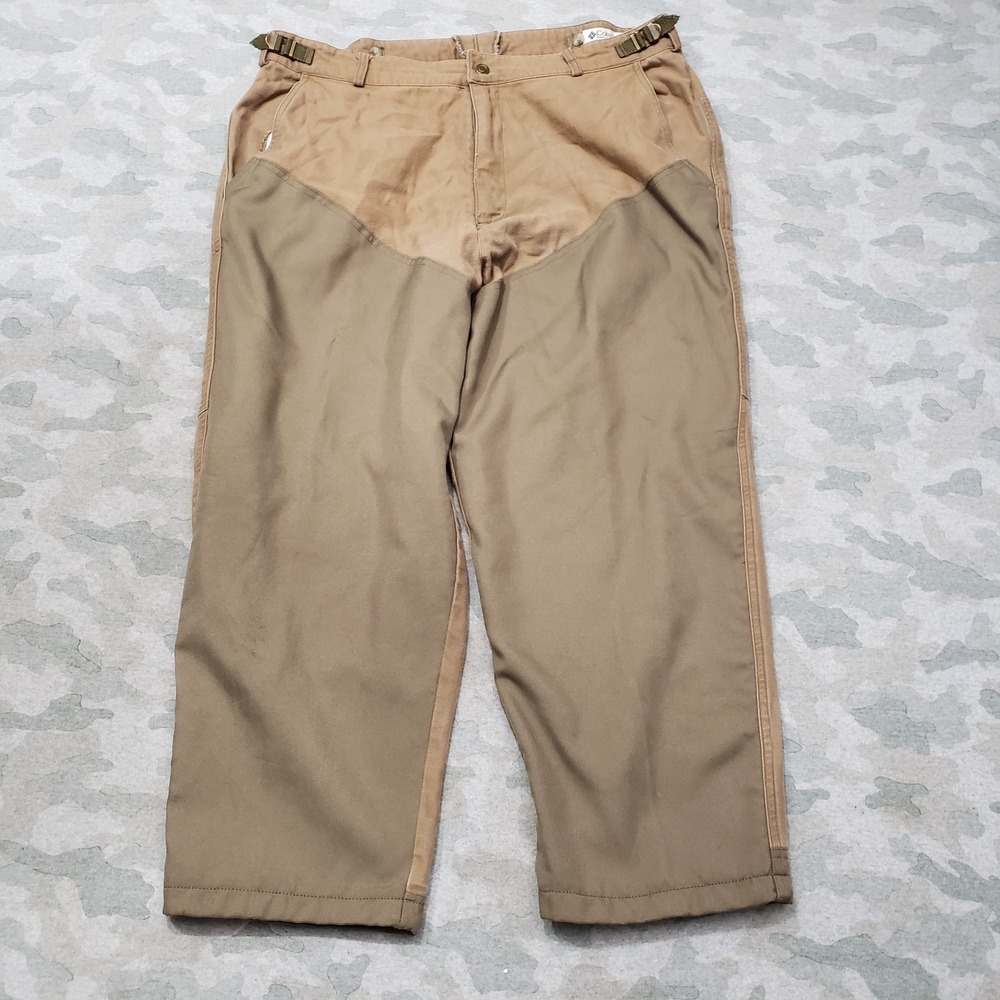 Columbia Brush Pants Mens 42x32 Brown Pockets